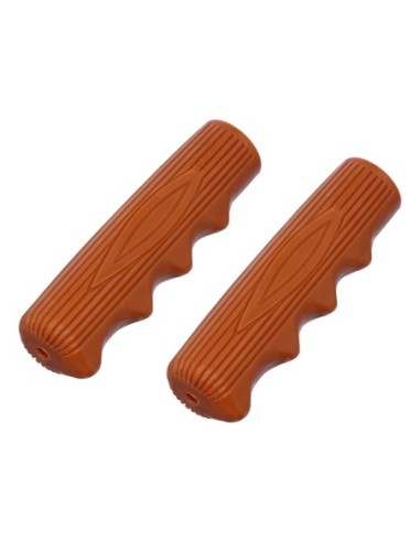 Grips 7/8 long 115mm Kraton Rubber 212 Brown.